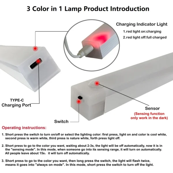 AuraStrip™ Portable Sensor Light