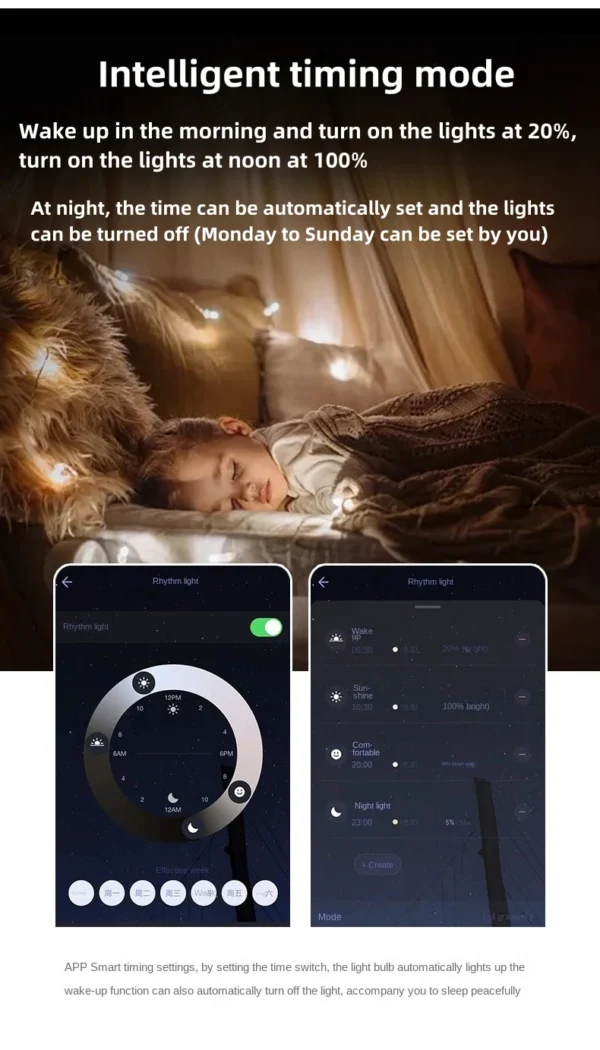 AuraGlow™ Smart RGB Ceiling Light.