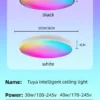 AuraGlow™ Smart RGB Ceiling Light.