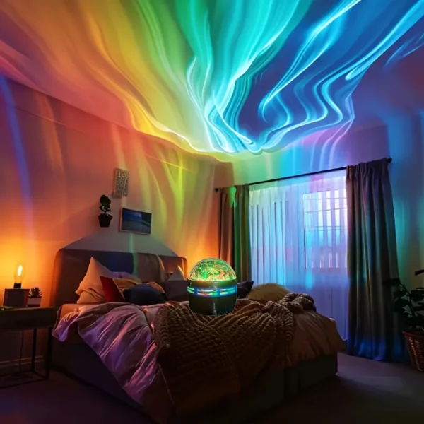 AuroraPulse™ – vivid RGB light show inspired by the northern lights.
