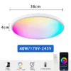 AuraGlow™ Smart RGB Ceiling Light.